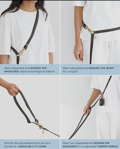 Lavender Haze 4-in-1 Wide Convertible Hands Free Leash