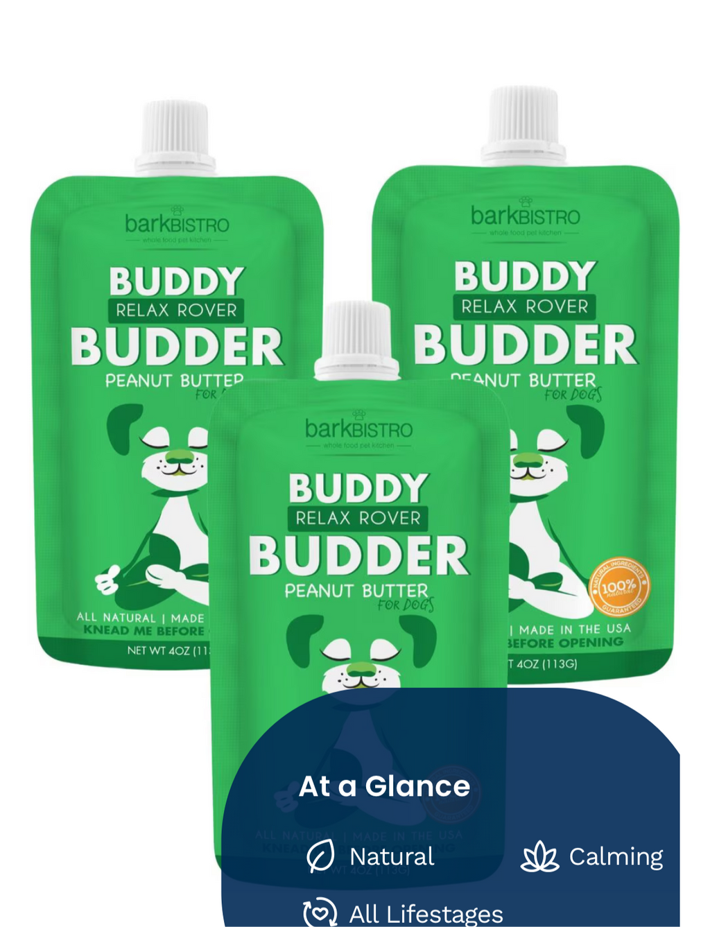 Relax Rover Buddy Budder- 3 count